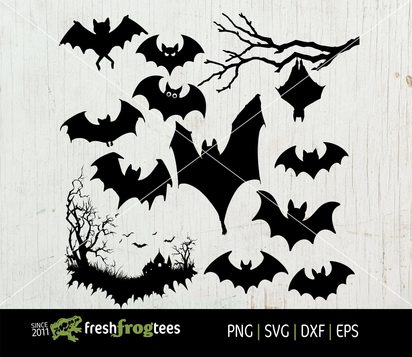 Bats SVG Bundle Halloween Clip Art