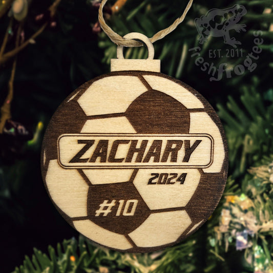Soccer Ornament Christmas 2024
