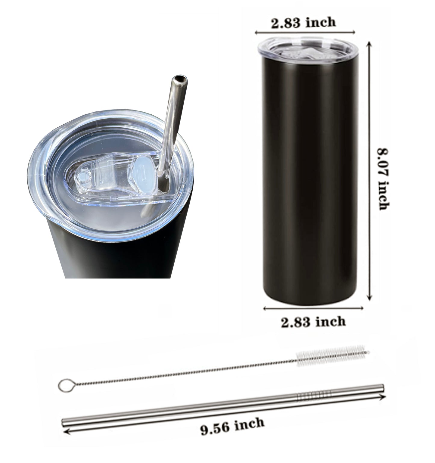 20oz Straight Skinny Tumbler
