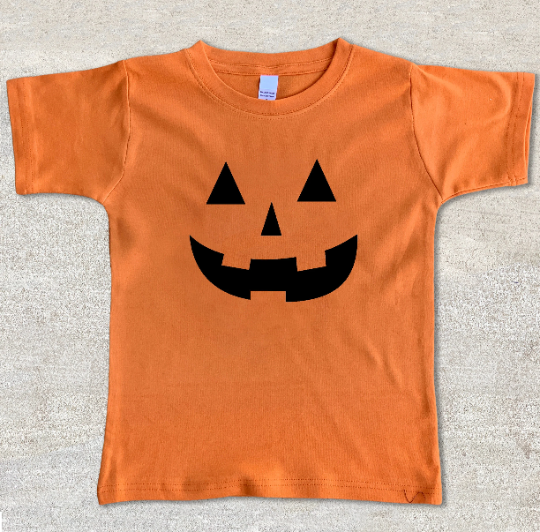 Halloween pumpkin face shirt