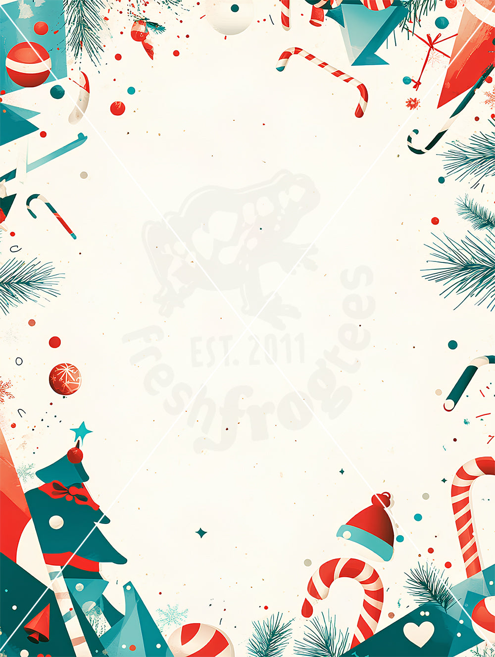 Vintage Christmas Background Letterhead Download | Perfect for Your Festive Creations!