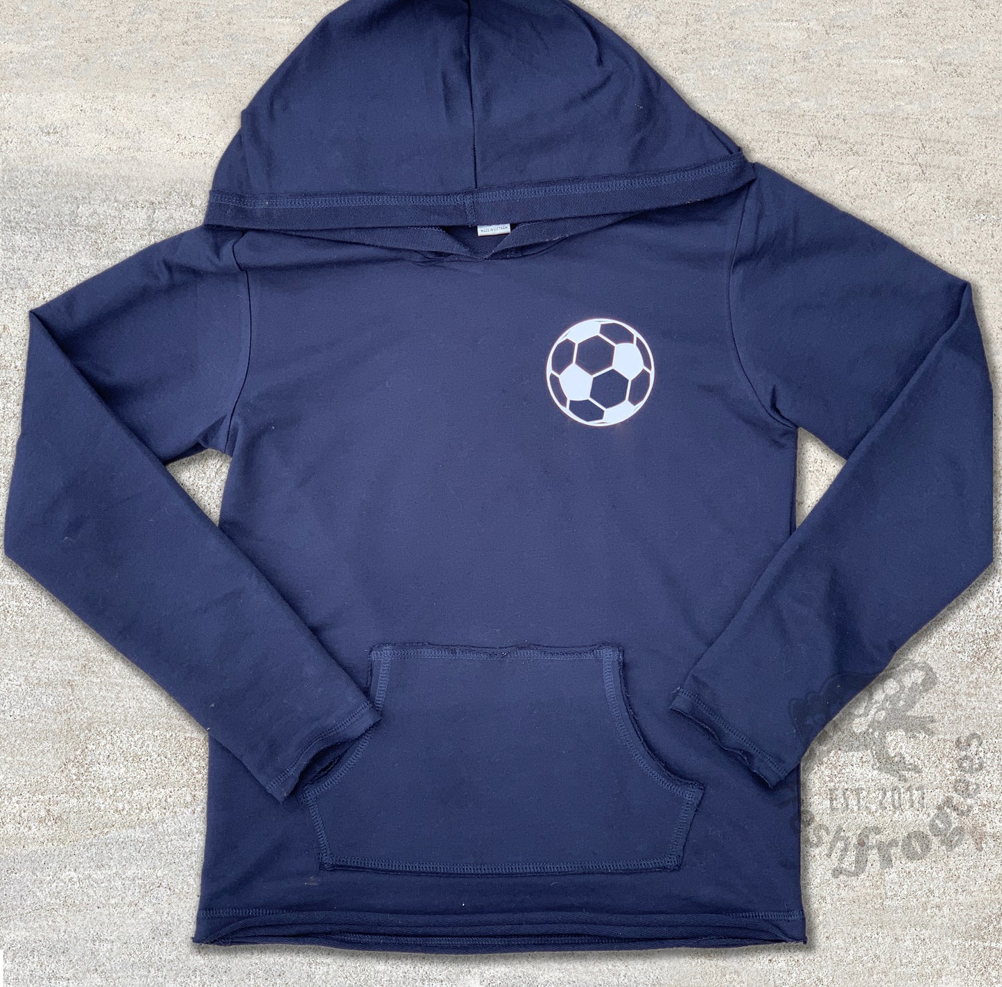 Custom Sports Ball Hoodie French Terry Long Sleeve shirt with pocket