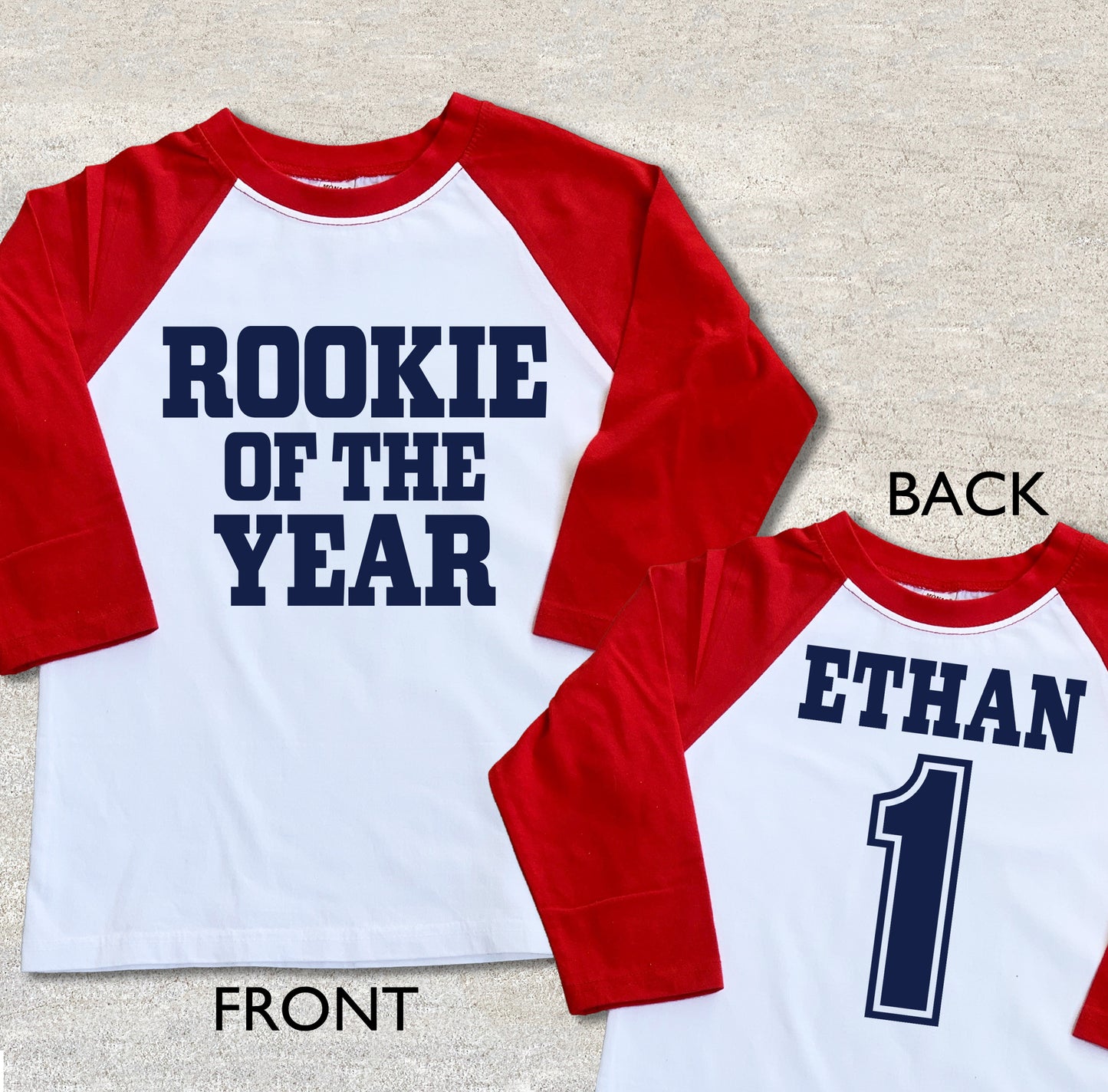 Rookie of the year first birthday shirt