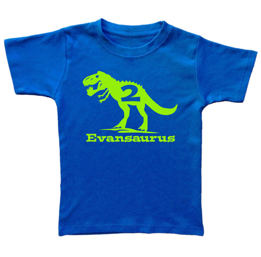 Personalized Trex Dinosaur Shirt