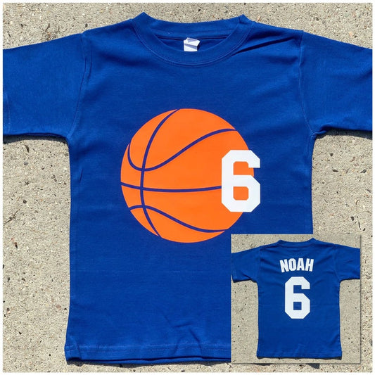 Basketball birthday shirt