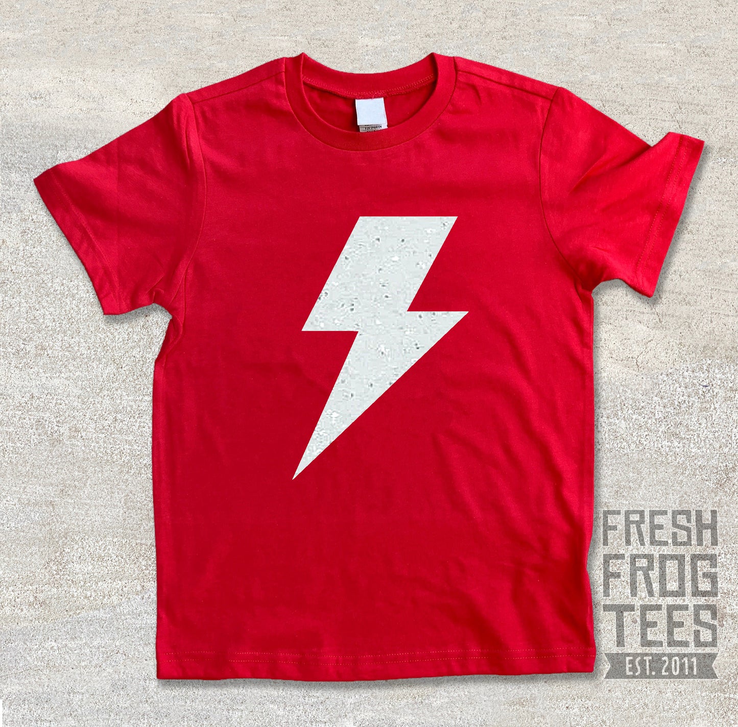 Glitter Lightning bolt superhero shirt