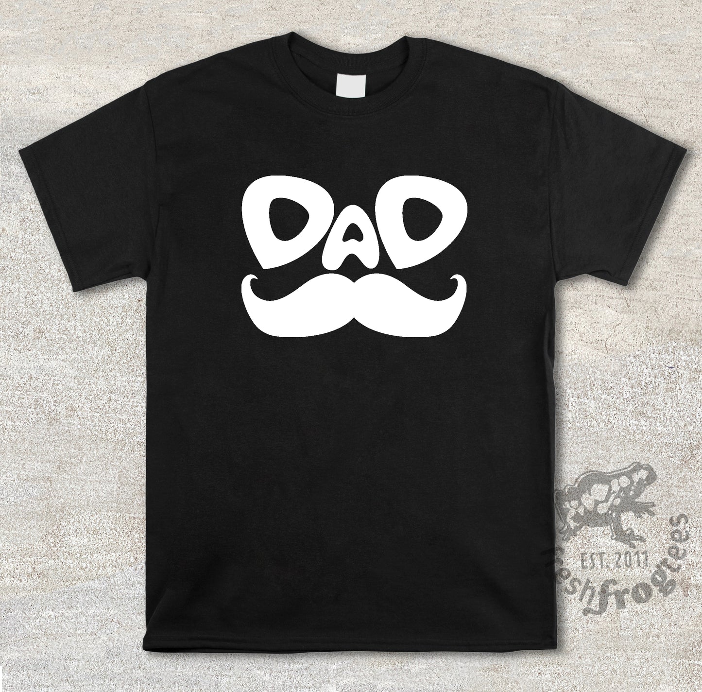 New Dad Mustache T-Shirt
