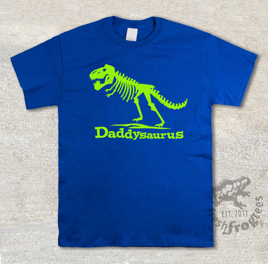 Daddysaurus Trex Skeleton Tshirt