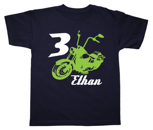 Motorcycle Chopper Birthday Shirt