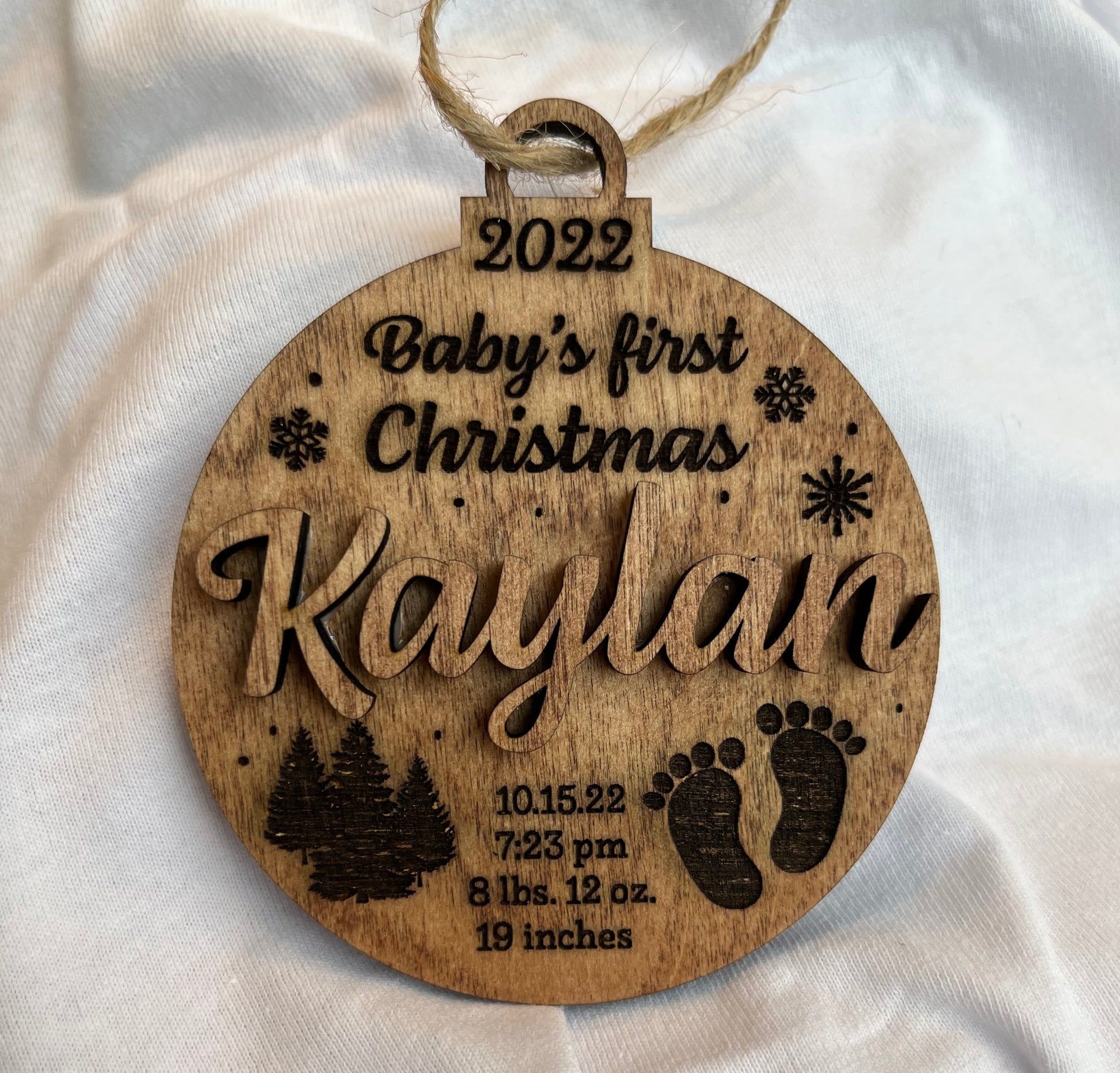 Baby's first Christmas ornament