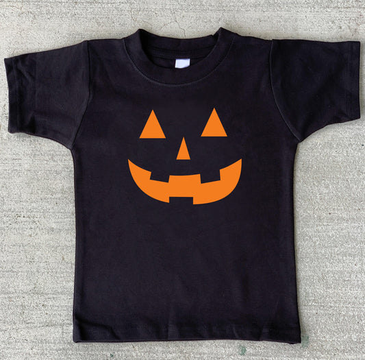 Halloween pumpkin face shirt
