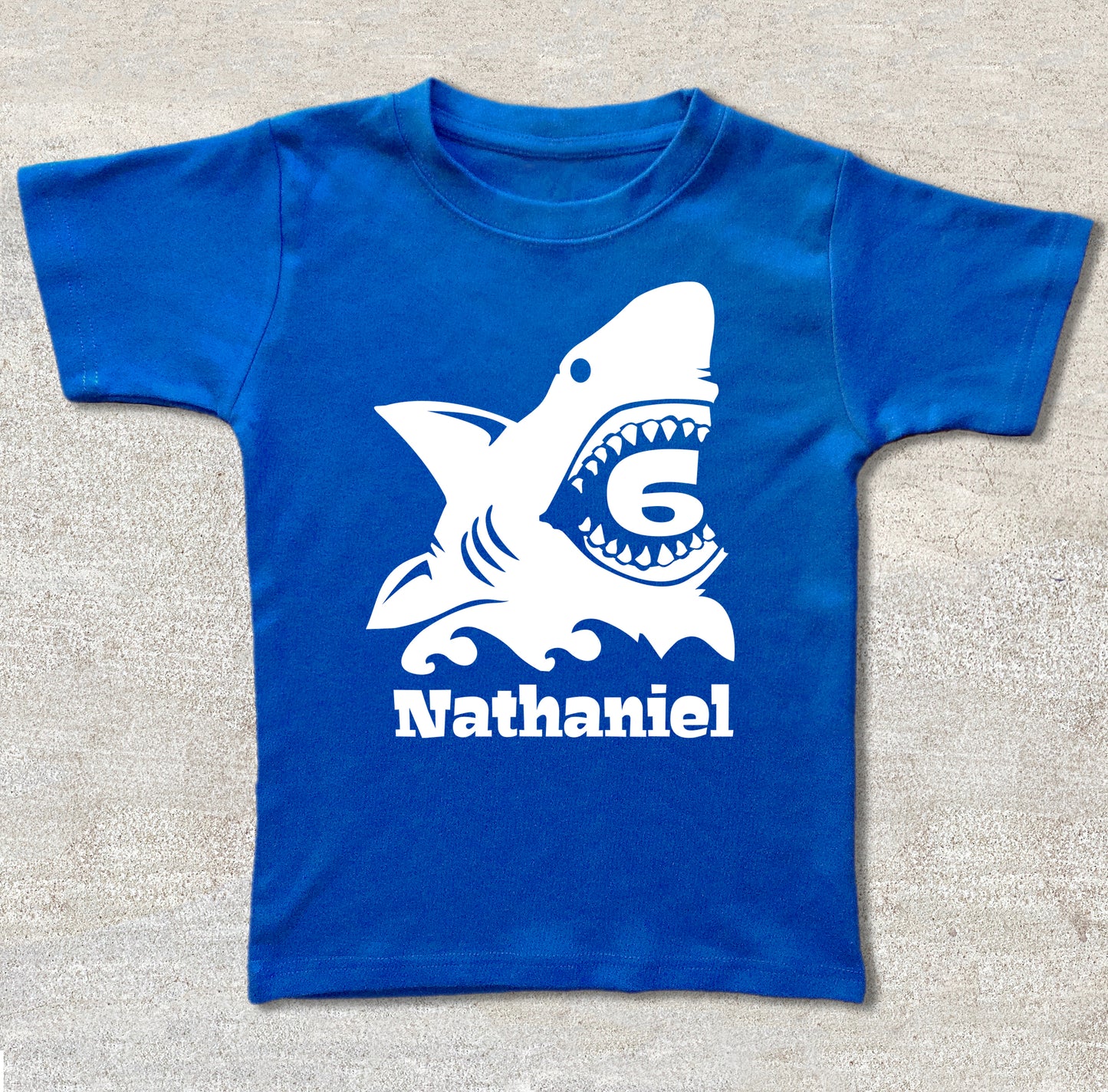 Shark birthday shirt - Personalized custom shark shirts