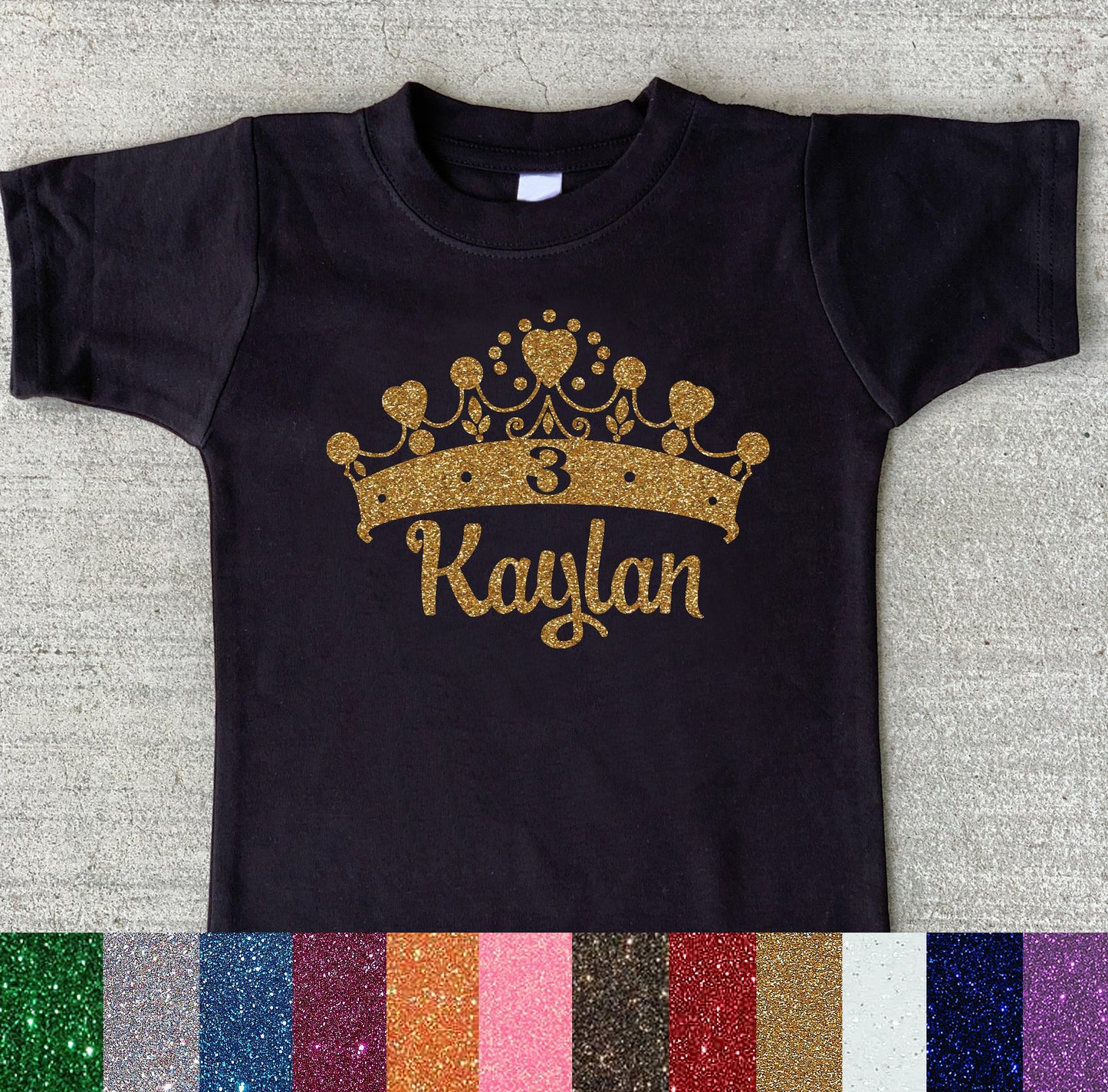 Tiara Princess Crown Birthday Shirt