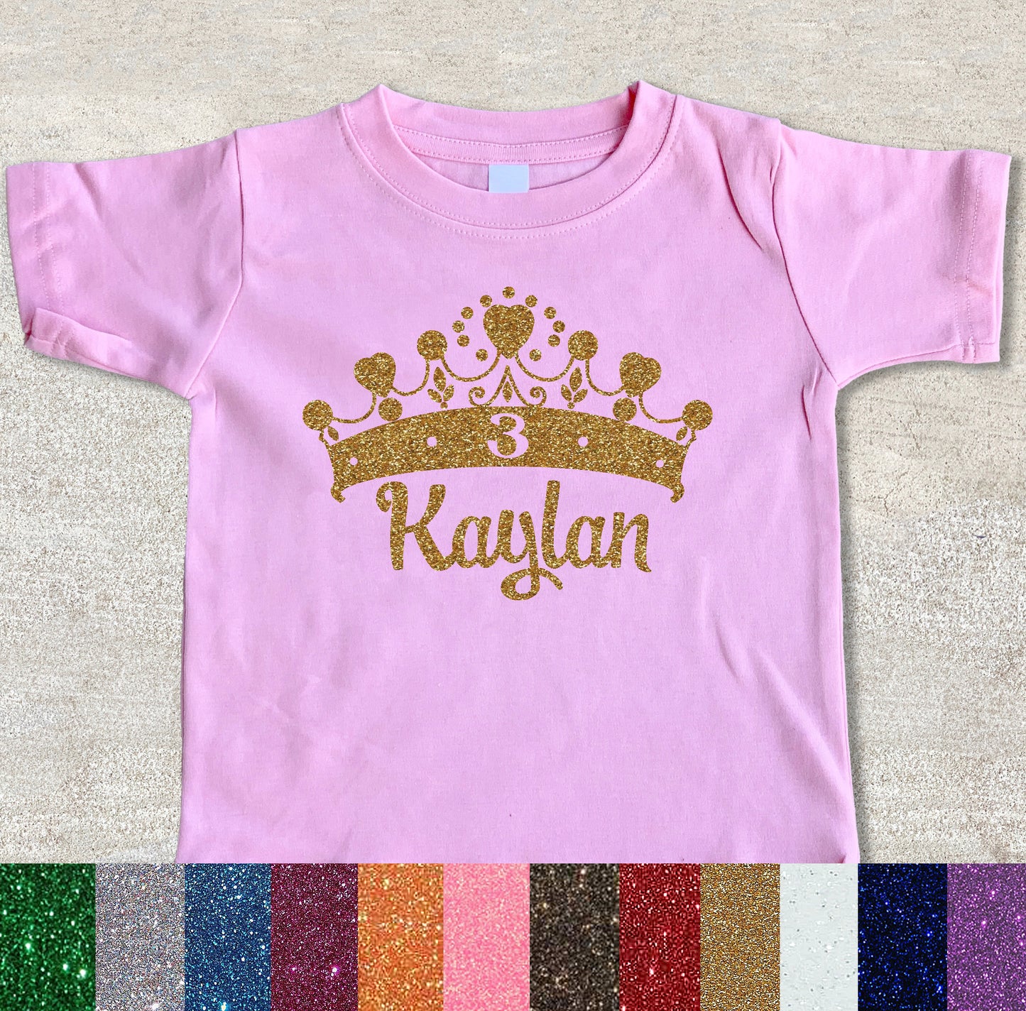 Tiara Princess Crown Birthday Shirt