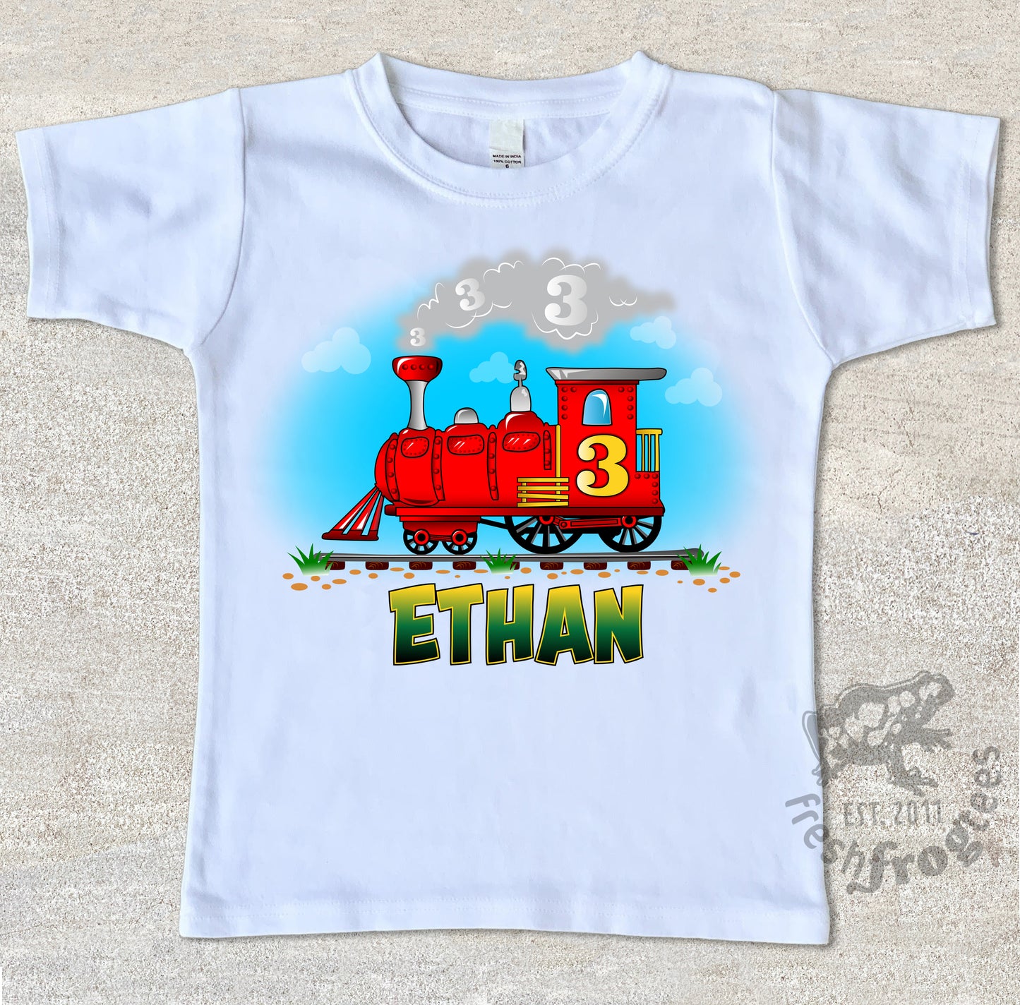 Train Birthday shirt for boys