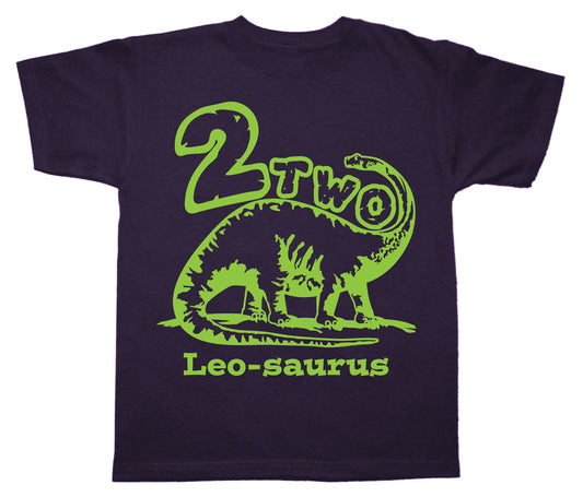 Brontosaurus dinosaur birthday tshirt