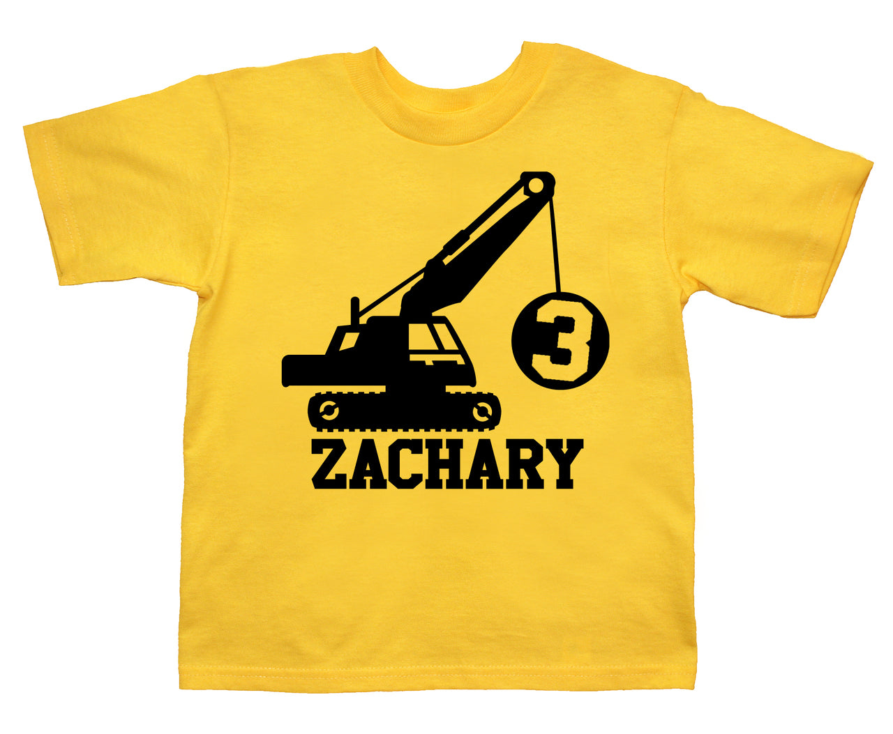 Wrecking Ball Construction birthday tshirt