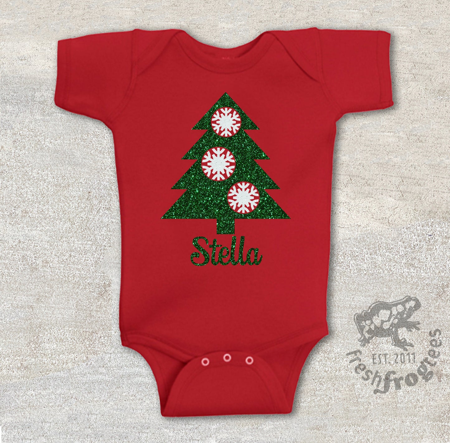 Glitter Custom Christmas Tree Holiday shirt